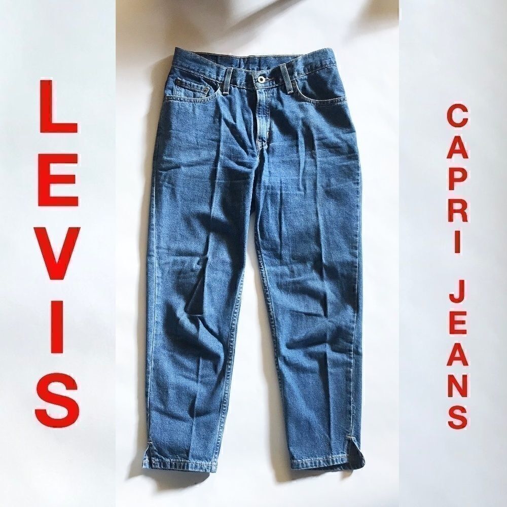 Levi's Capri Jeans in Med Blue Wash - 5 Jr